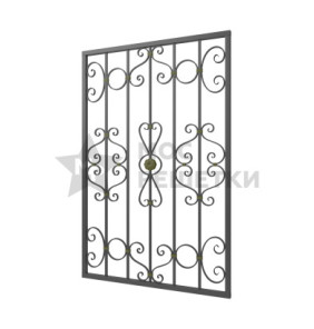 Решетка на окно кованая 7-7